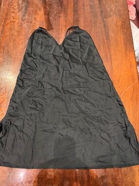Victoria's Secret Black Slip Dress with Thin Straps